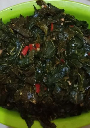 Foto resep Tumis daun singkong