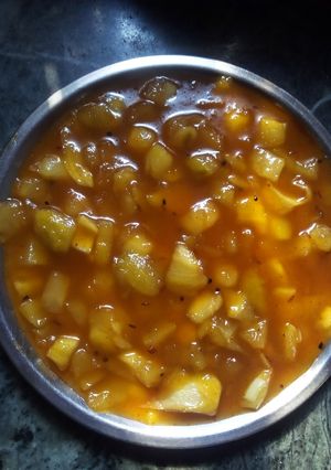 खठी मिठी कच्चे आम की लौंजी (Khatti mithi kachhe aam ki launji recipe in Hindi) रेसिपी मुख्य फोटो