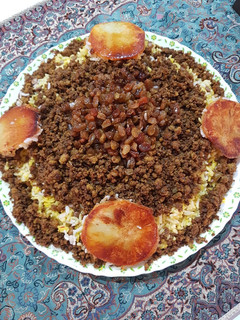 عکسی از دستور عدس پلو با گوشت