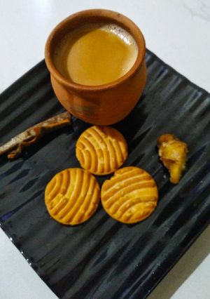 A picture of Kuldi masala tea.