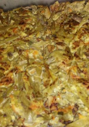 Una foto de Tortilla de porotos verdes