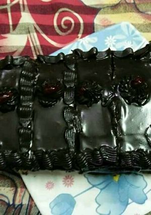 A picture of Eggless chocolate pastries.