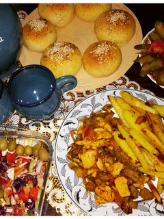 عکسی از دستور نون همبرگر خونگی