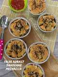 Talas Kornet Panggang Mozarella
