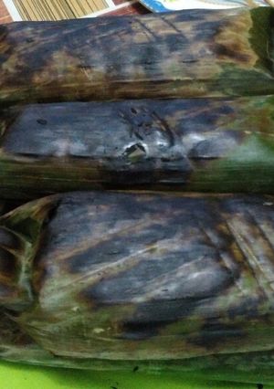 Foto resep Nasi bakar teri