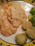 Scaloppine di pollo al limone e cavolini di Bruxelles