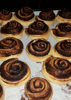 Gyors kakaós csiga recept fotója