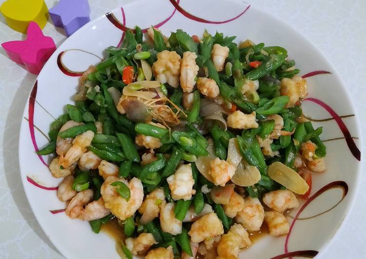 Tumis Udang Kacang Panjang