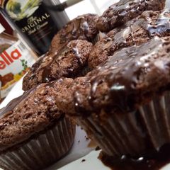 A picture of Bailey's chocolate cupcakes.