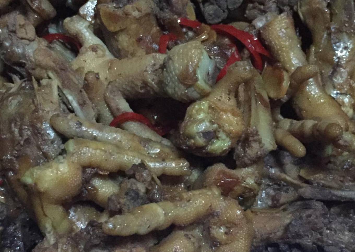 Ceker balungan kecap simple,,,🐔