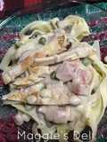 Pasta con salsa Parissiene