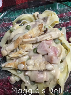 Una foto de Pasta con salsa Parissiene