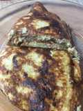 Pancake de banana con azúcar