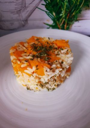 Une photo de Riz 🍚 poêlé aux butternuts 😋