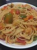 Spaguetty con jugo Natural de tomate 🍅