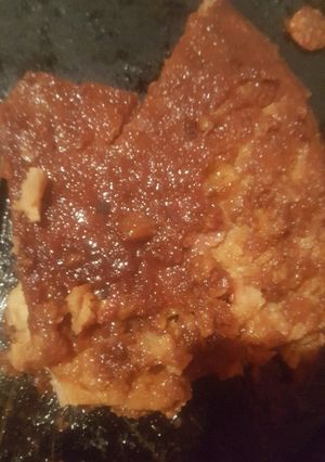 Una foto de Budín de pan con dulce de membrillo y banana