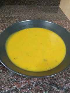 Una foto de Crema de calabaza