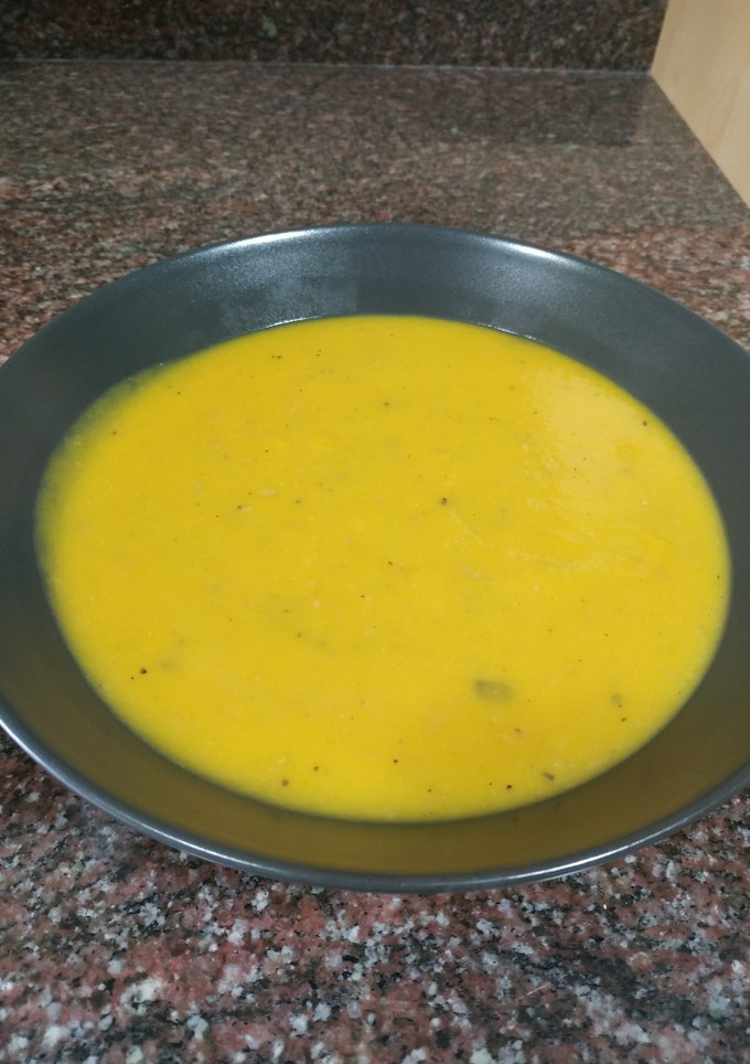 Una foto de Crema de calabaza