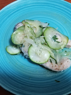 Una foto de Medallón de Salmón en Papillote. De régimen