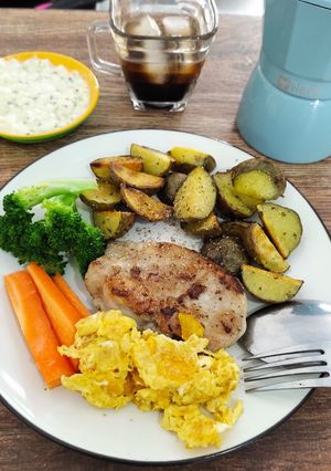 Foto resep Brunch: Steak Ayam Juicy + saus tartar