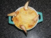 Una foto de chupe de queso