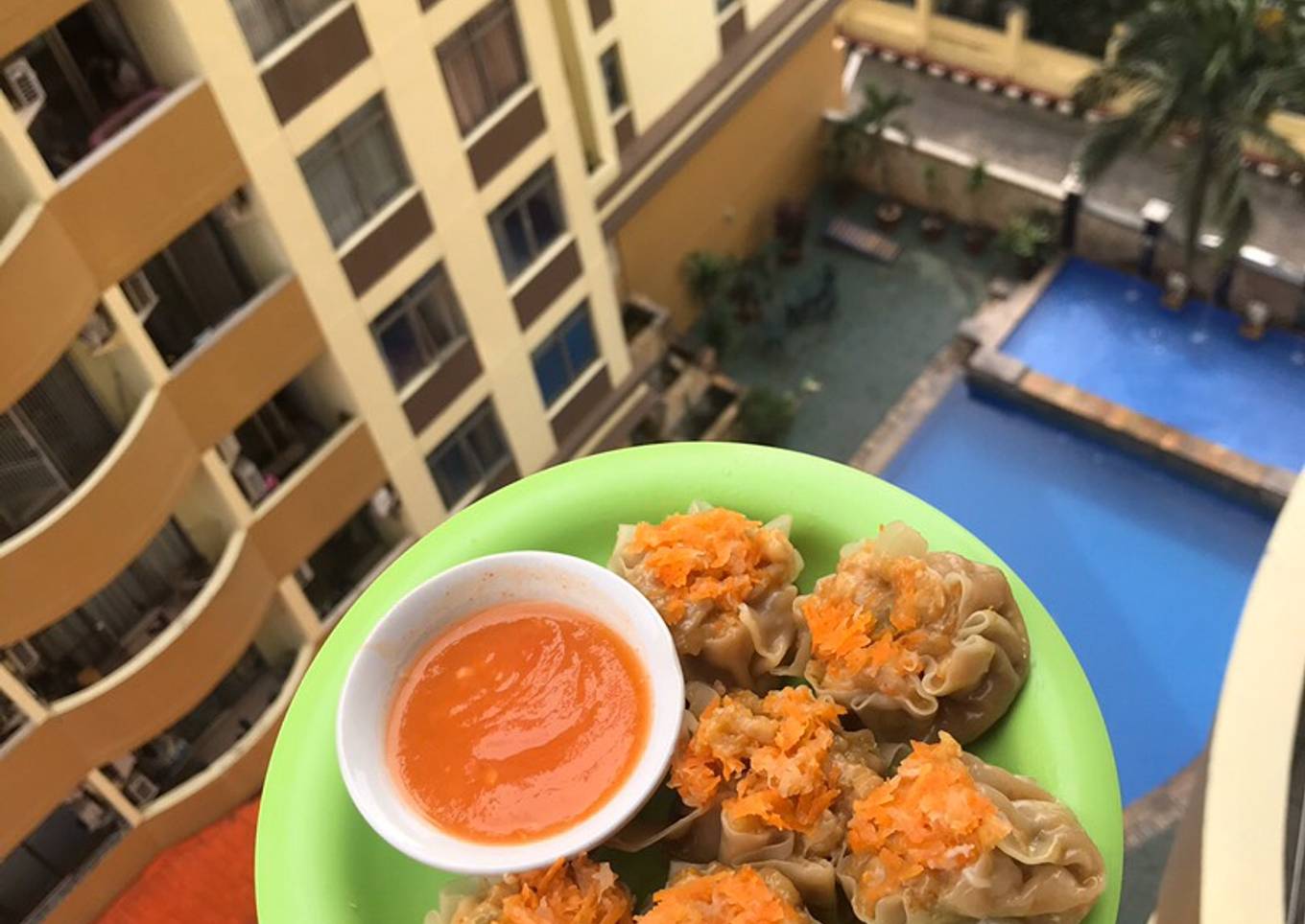 Dimsum Somay Ayam Udang dan Sambal Cair