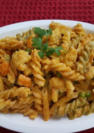 A picture of Pasta Butter Masala.