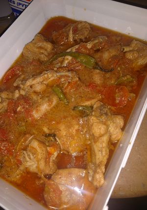 A picture of Chicken karahi.