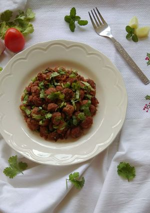 A picture of Soya Chunks Fry.