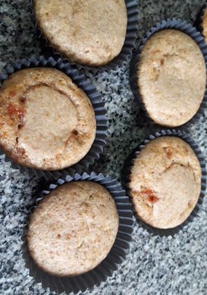 Una foto de Muffins integrales de banana