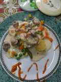 Chicken with creamy sauces
