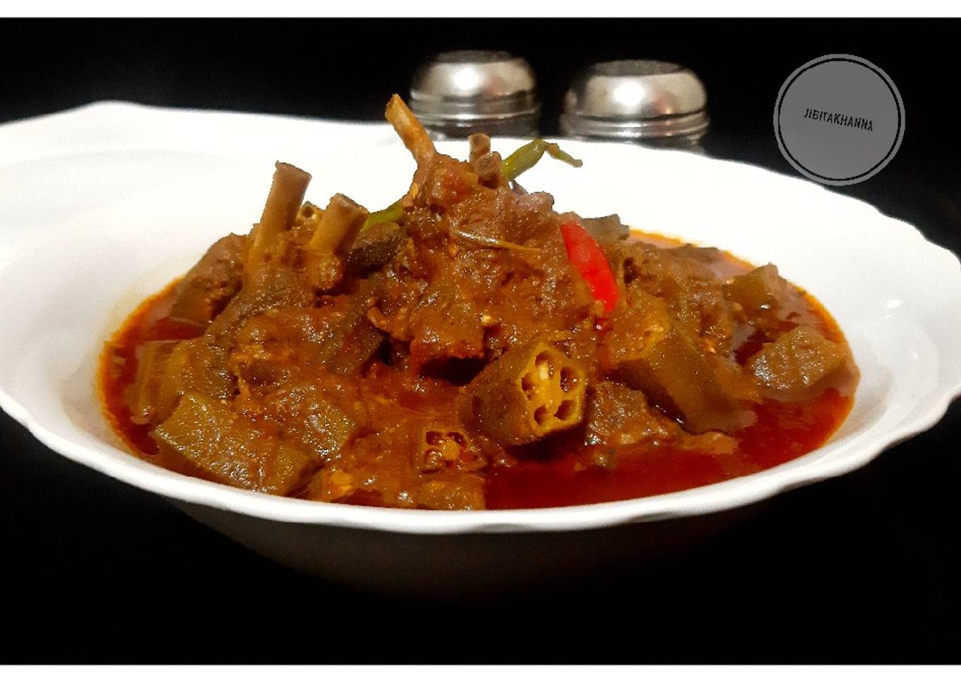 Bhindi Gosht Salan / Mutton Okra Curry