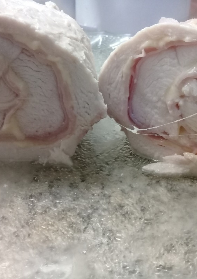 Una foto de Supremas rellenas de jamón y queso