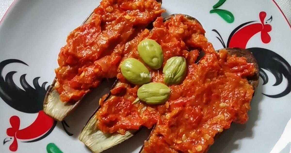 Resep Kandas Papui Terung Terong Bakar Sambal Penyet Oleh Dde Winda