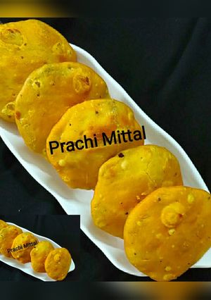 कांदा की कचौड़ी (kanda Ki kachori recipe in Hindi) रेसिपी मुख्य फोटो