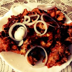 A picture of Chicken tikka.