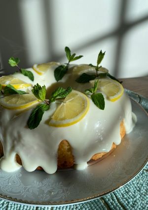 صورة لوصفة كيكة الليمون اللذيذه 🍋