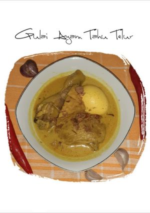 Foto resep Gulai Ayam Tahu Telur