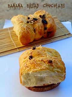 Foto resep Banana bread chocolate