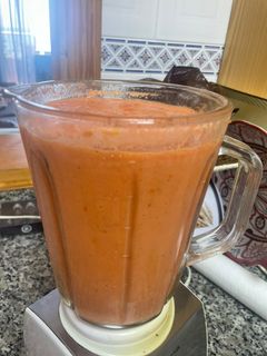 Una foto de Gazpacho a mi manera