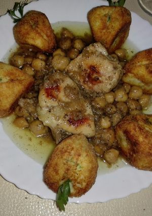 صورة لوصفة طاجين الخوخ