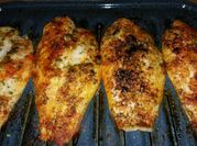 A picture of broiled fish fillets