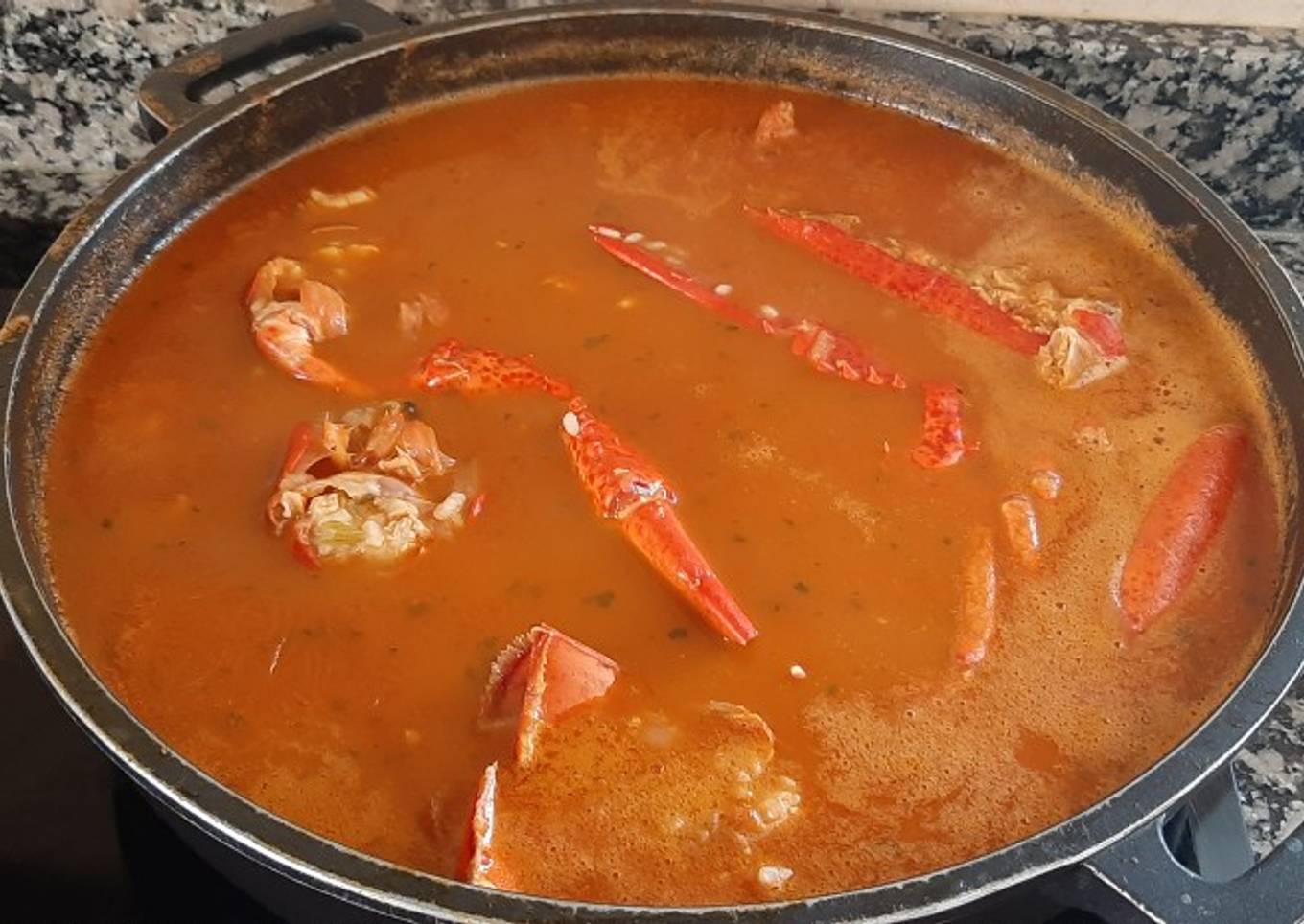 Arroz caldoso con bogavante