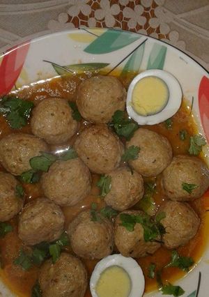 A picture of Kofta gravy.