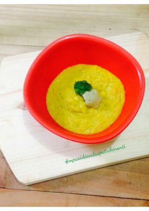 Foto resep Bubur ubi kabocha ayam-MPASI