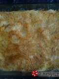 Kasseropita with kataifi filo dough
