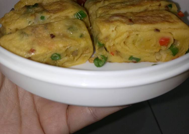 Tamagoyaki / Telur gulung jepang ala kostan