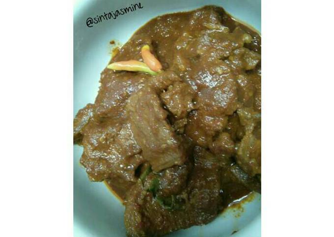 Semur Daging manis+pedas