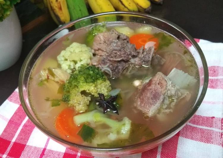 Resep 21. Sup Tulang Sapi 10:30:10. Empuuuuuk yang Sempurna