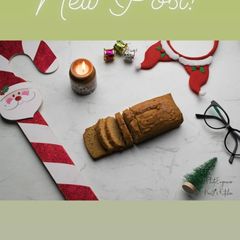 A picture of Plum cake merry christmas.